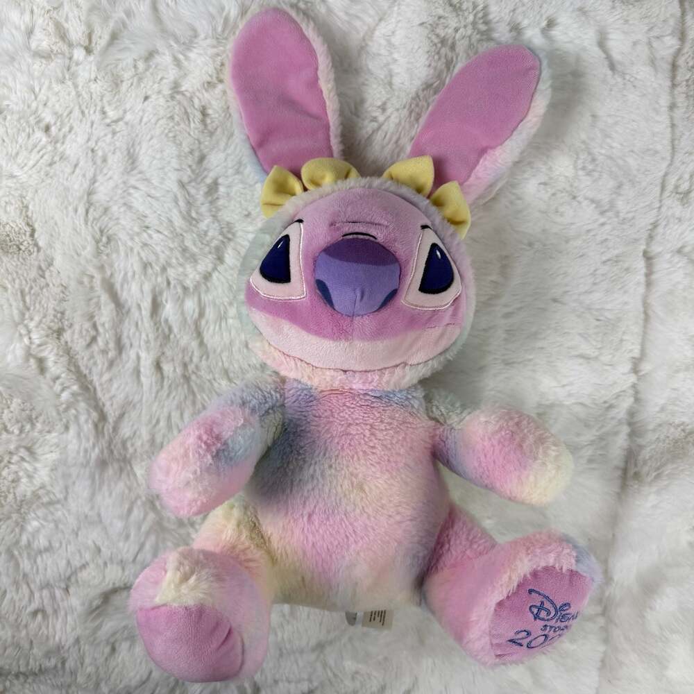 Disney Angel 2020 Tie Dye Easter Bunny Plush